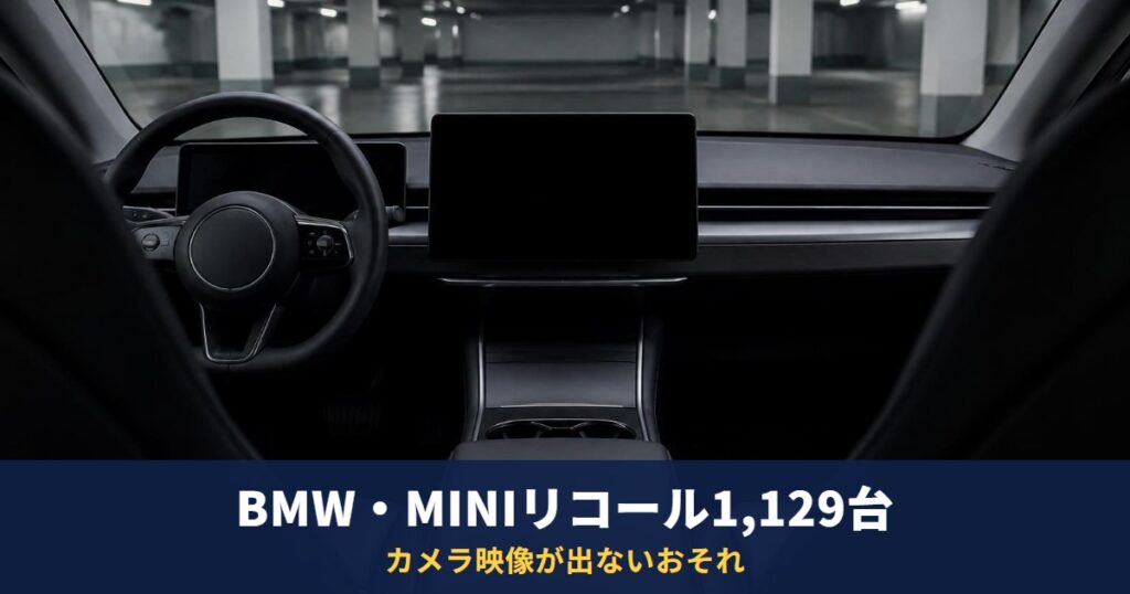 BMW X1・X2・X3・カントリーマン等リコール1,129台｜カメラ映像が出ないおそれ