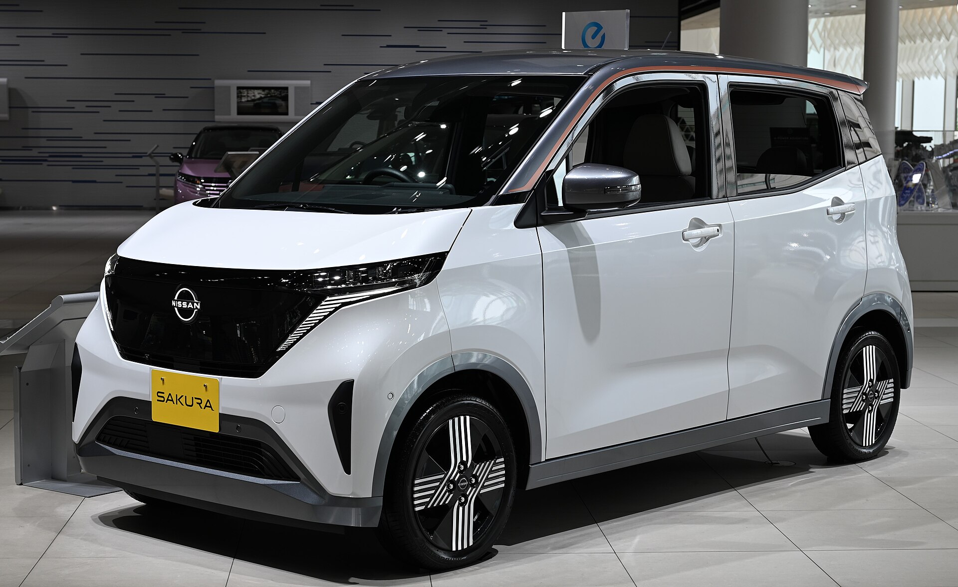 日産 サクラ Gの外観