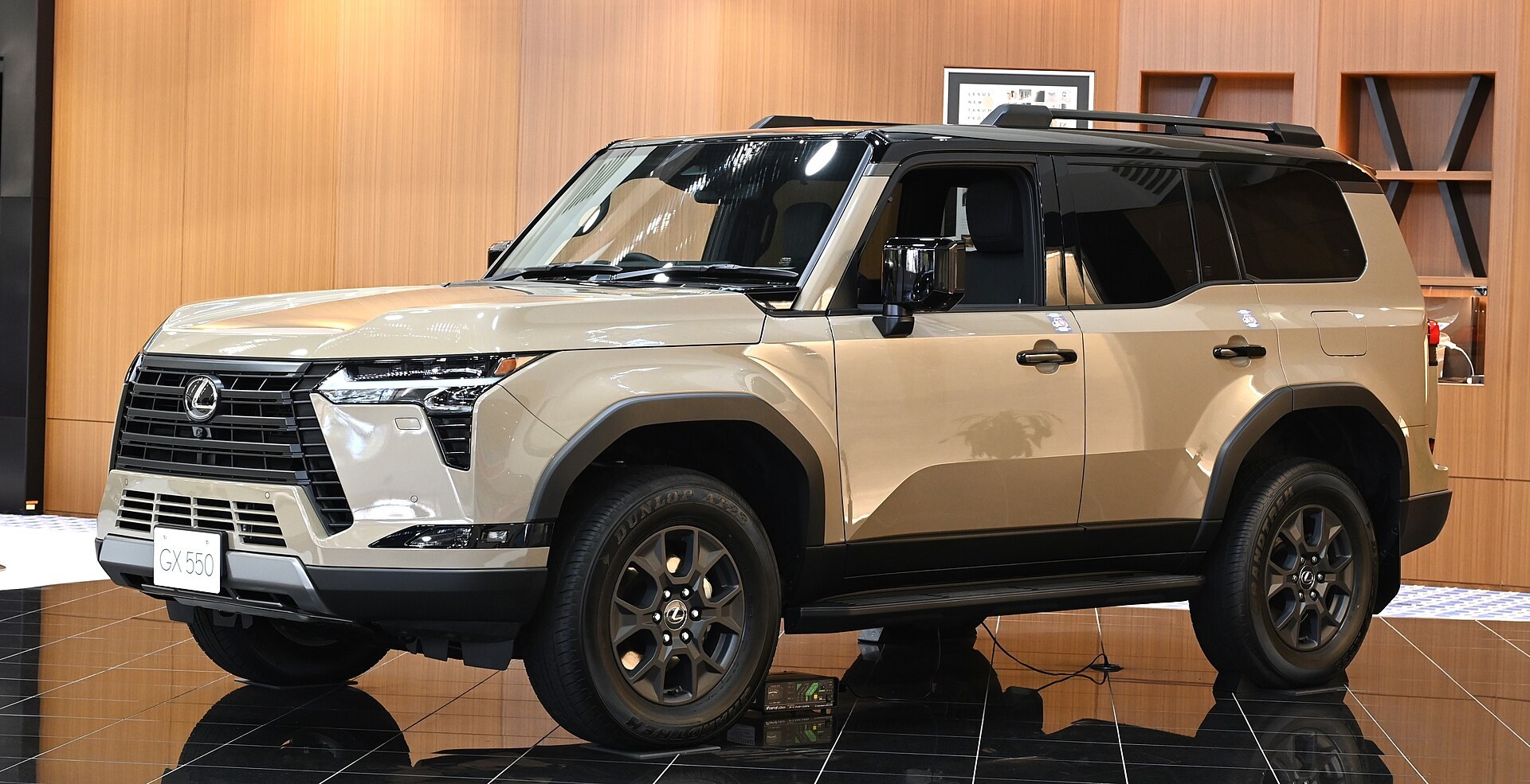 レクサスGX550 OVERTRAIL+の外観(実写・2025年3月撮影の改良前の車両)