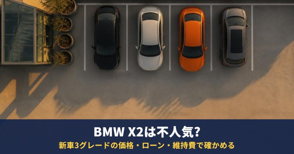 BMW X2は不人気?2024年度は外国メーカー車17位、維持費も計算