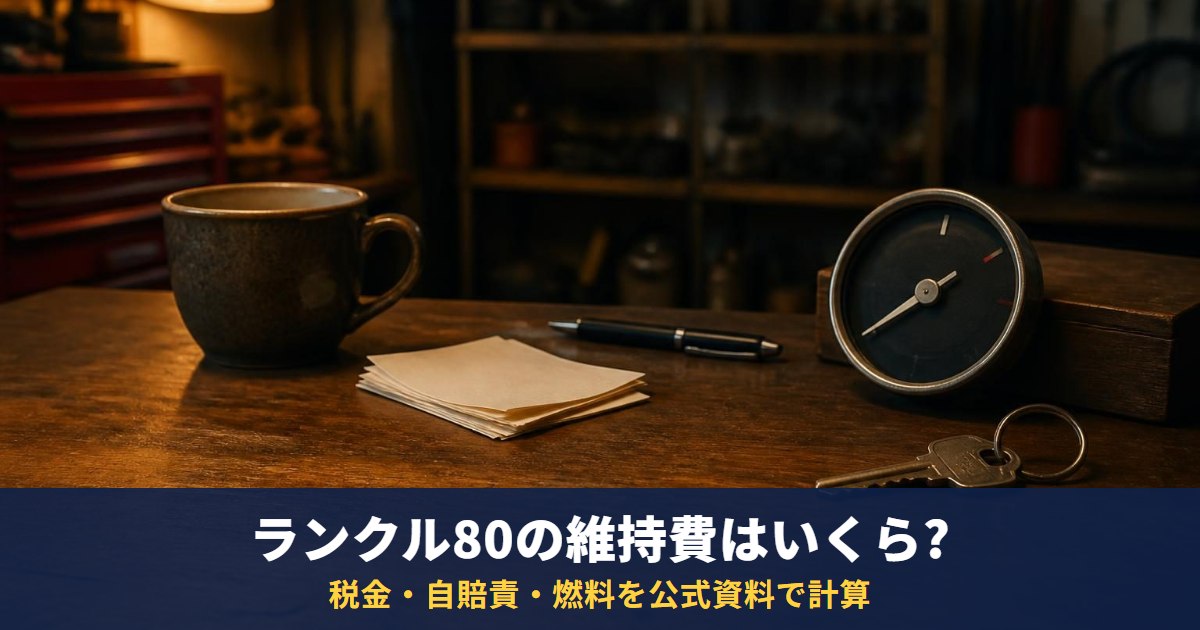 ランクル80の維持費はいくら?
